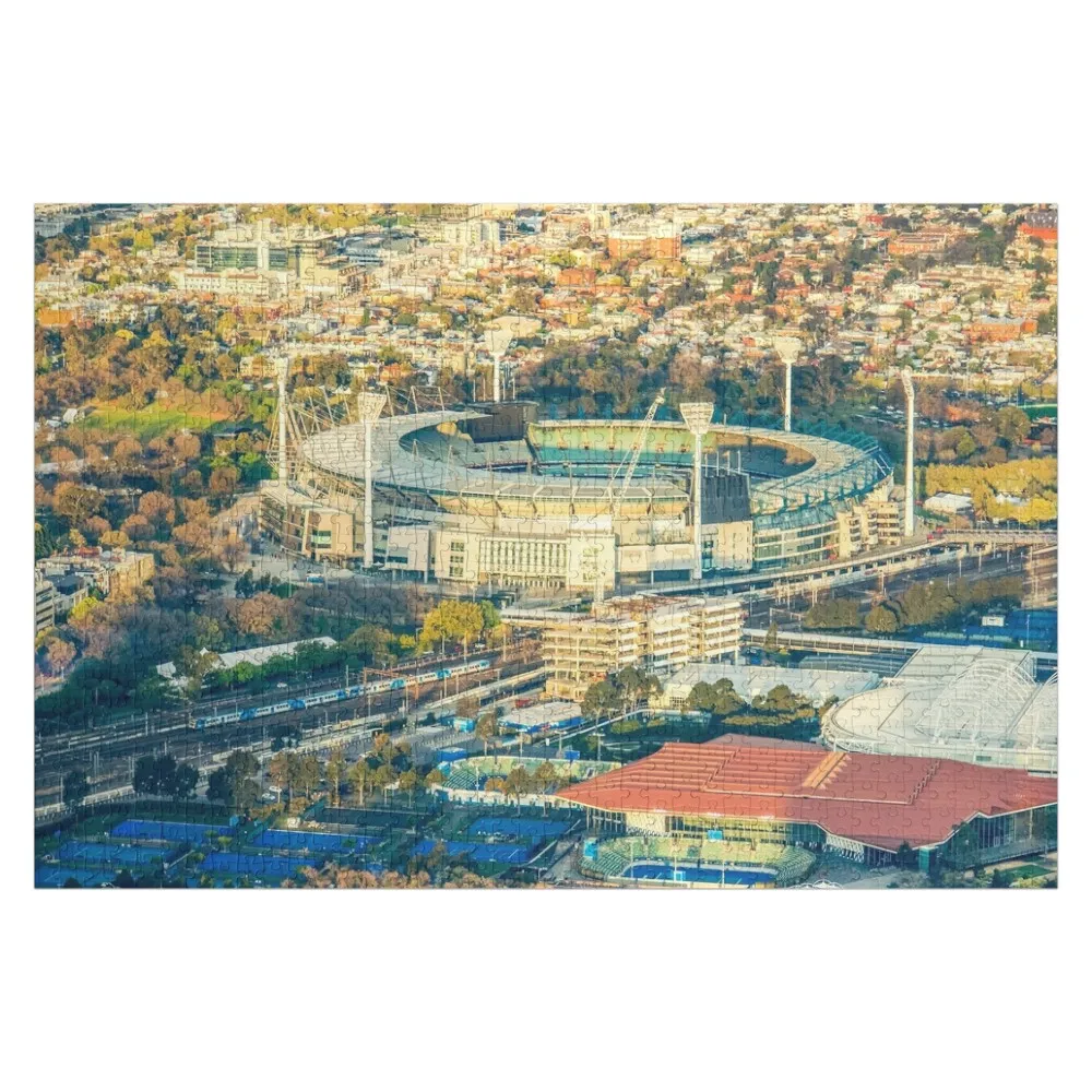 

MCG and Rod Laver Arena Jigsaw Puzzle Personalized Wooden Name Customized Gifts For Kids Novel Toys For Children 2022 Puzzle