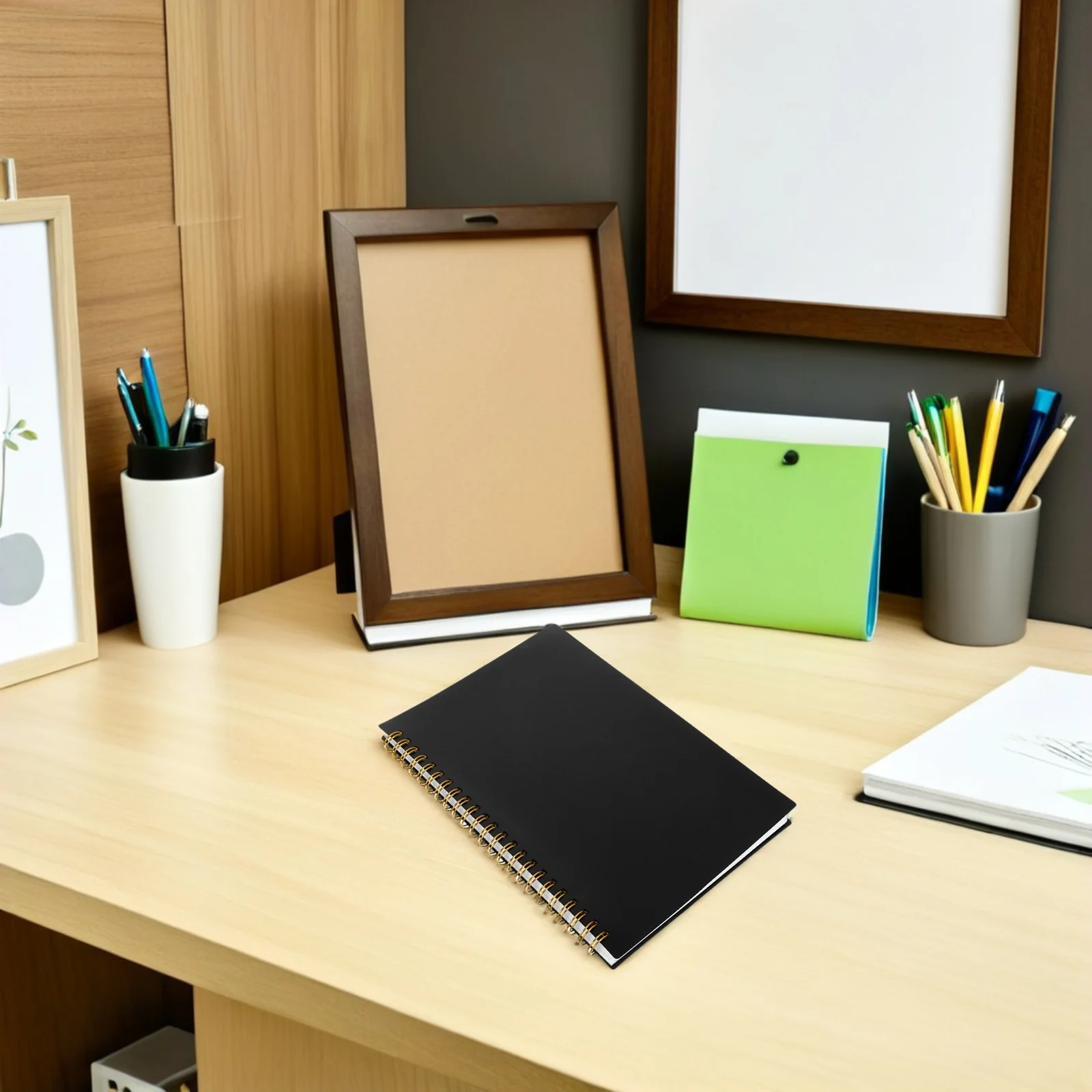 2Pcs Horizontal Lined Ledger Book PP Cover Budget Notebook Planner Home Business Expense Tracker Personal Finance Income Log