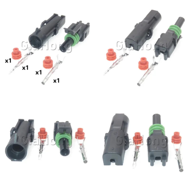1 Set 1 Ways 12015791 12010996 AC Assembly Car Wire Harness Plug Automobile Modification Connector Parts Auto Male Female Socket