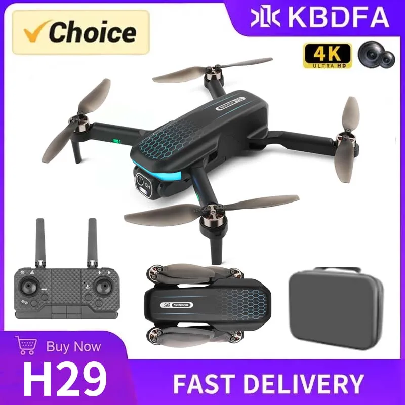 KBDFA KY605S 전문가용 드론, 3개 카메라 HD 광각 장애물 회피 기능 탑재, FPV RC 항공 촬영 쿼드콥터 장난감