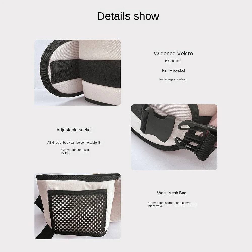 

Breathable Baby Carrier Soft Material Newborn Front Holding Baby Waist Stool Waist Stool Strap Infant Kangaroo Bag