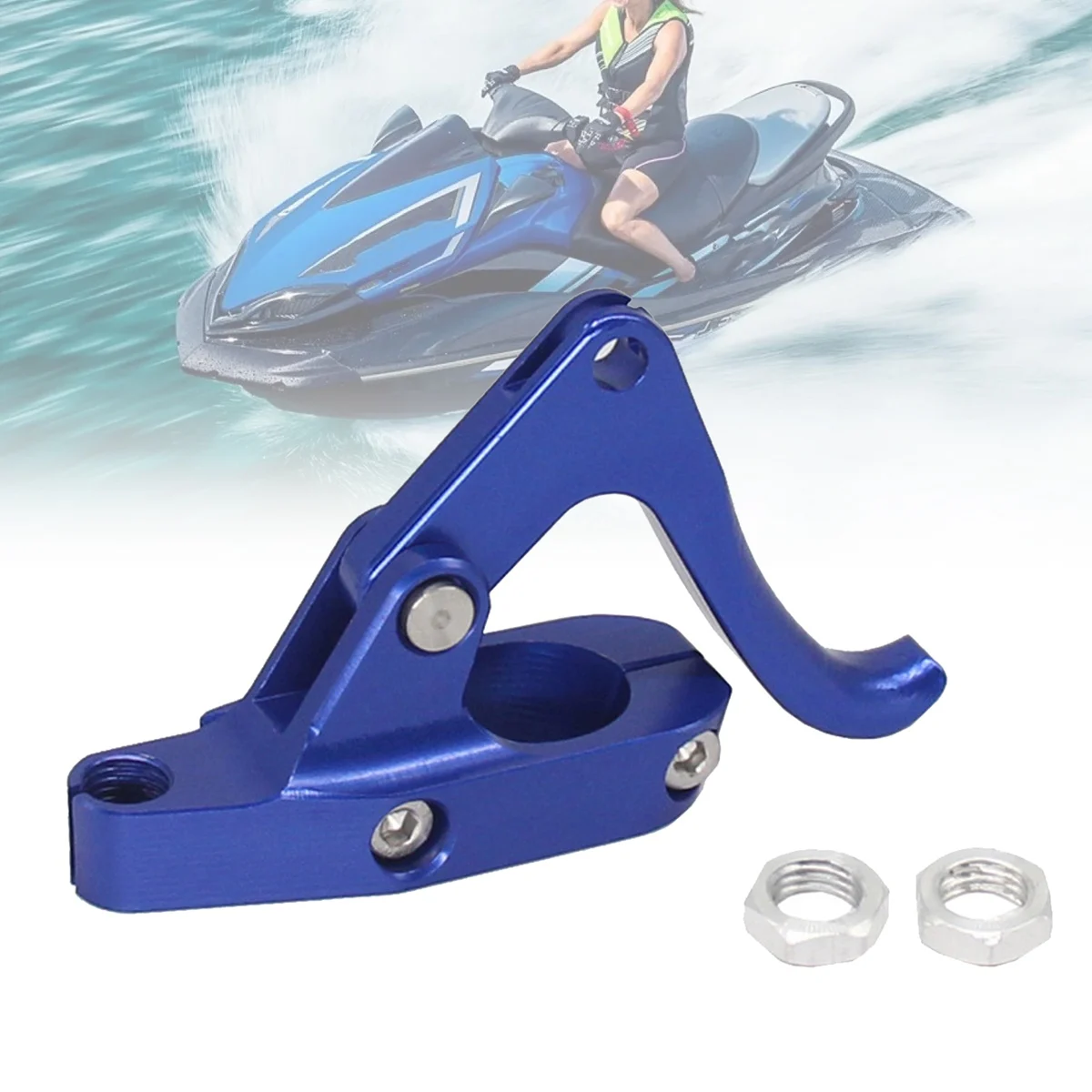 For YAMAHA SUPERJET WAVEBLA Watercraft Finger Throttle for KAWASAKI Jet-Ski Sea Doo Wave-Runner 440 550 650 760 Blue