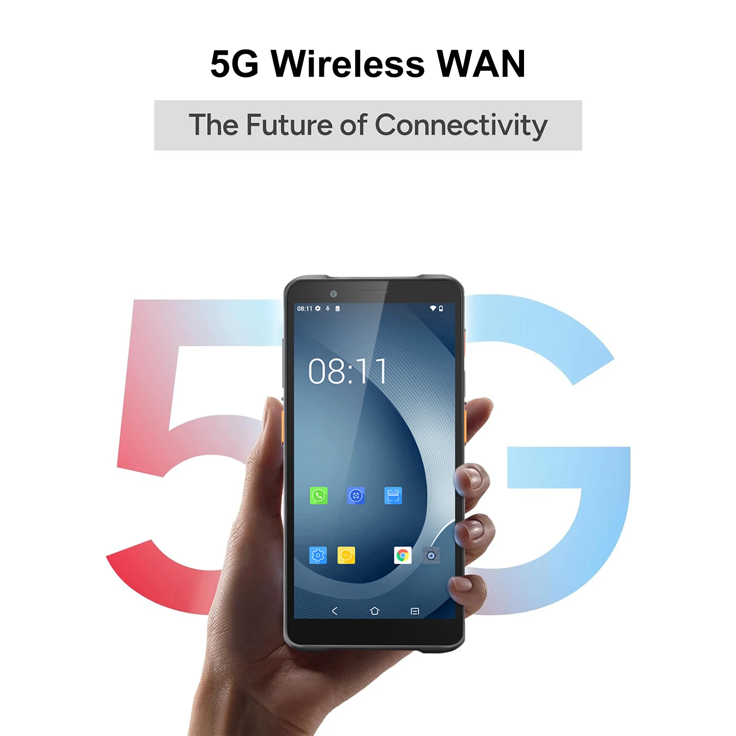 T60 5G WIFI-6 كمبيوتر محمول يعمل بنظام أندرويد 15 محطة بيانات ماسح الباركود المساعد الشخصي الرقمي مع شاشة 6 بوصة نيولاند CM60 4 + 64 جيجابايت IP67