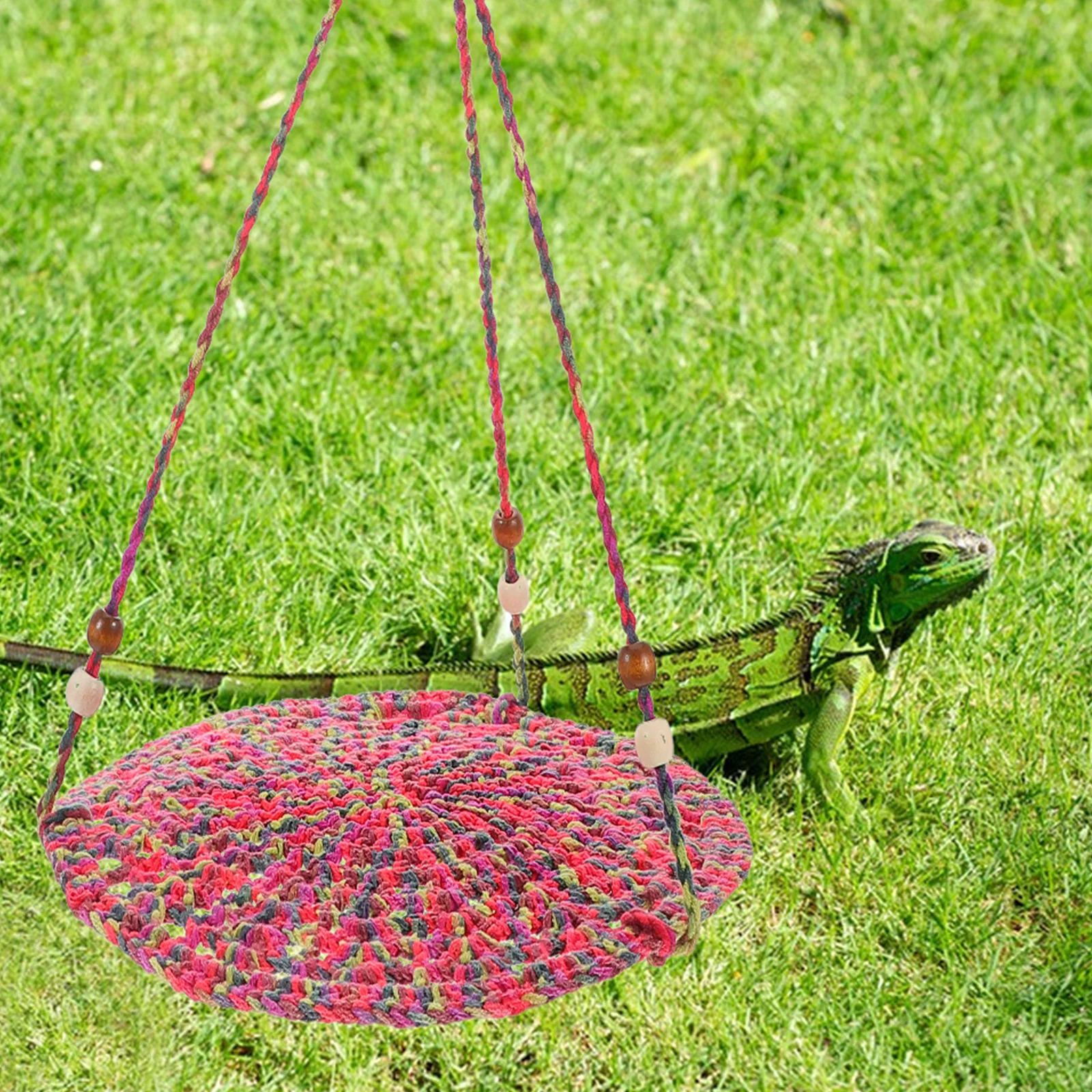 

Climbing Gecko Sleeping Hammock Bearded Dragon Hanging Cotton Lizard Accessories Washable Swing Reptile Bed Pet Lounger Soft Mat