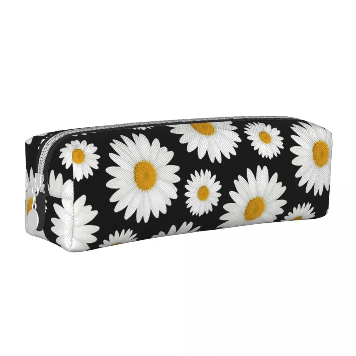 

Cute Daisy Daisies Flower Gift Pencil Case Floral Pencilcases Pen Box for Girls Boys Large Storage Bags School Supplies