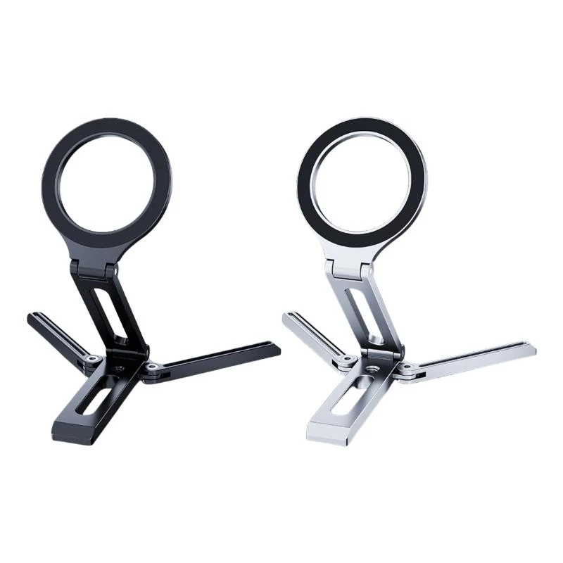 

Aluminum Alloy Multifunctional Phone Stand Mount Support For Desk With Foldable Design And Portable Convenience