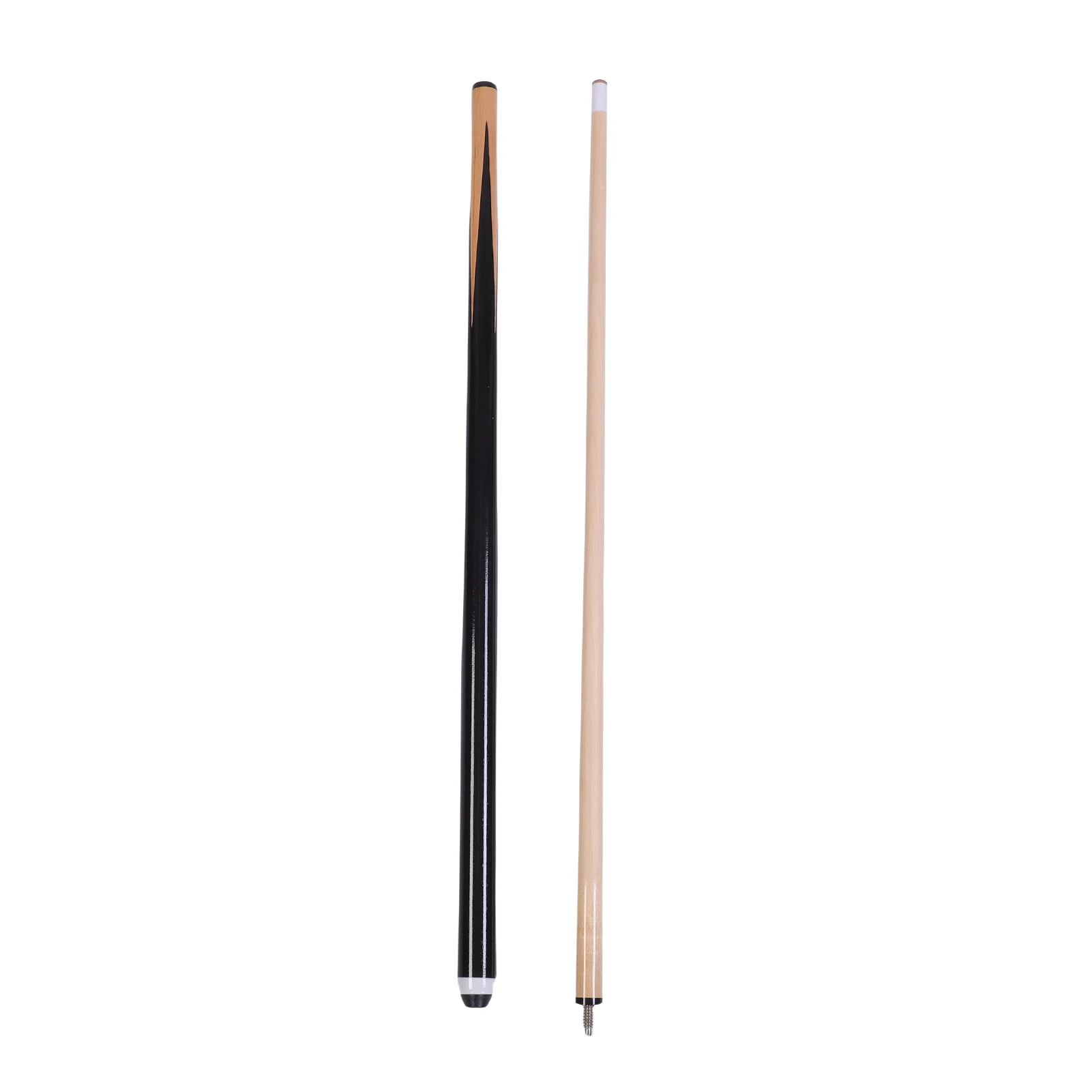 

Pool Cue Sticks Pool Cue 2 Piece Billiard Cue with Stainless Steel Joint White Wood Cue Stick 145cm for Beginners Home Bar Use