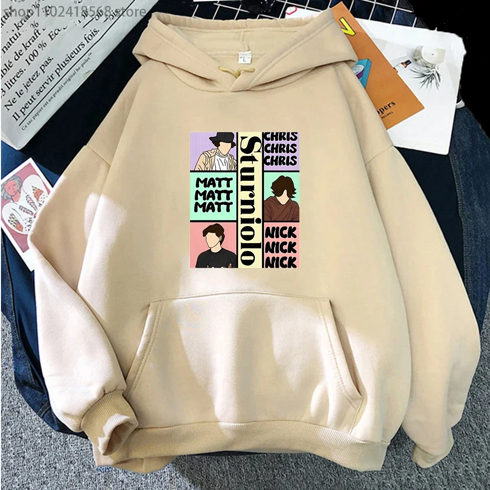 Sturniolo-sudaderas con capucha de tripletas para hombre y mujer, sudadera con estampado de diseño creativo, Tops clásicos Retro de los años 90, jersey de manga larga Y2k