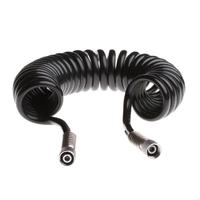 Flexible PU Recoil Air Hose Spring Tube Replacement Universal Air Compressor Hose for Compressor Air Tool Easy Use