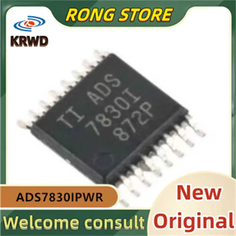 10PCS ADS7830I New and Original Chip IC ADS7830IPWR ADS7830 SSOP-16 Analog-to-digital conversion chip ADC