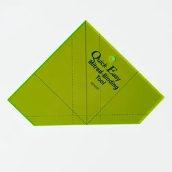 Quick and Easy Miter Binding Tool with Ruler Template Quilting Tool #QEMBT