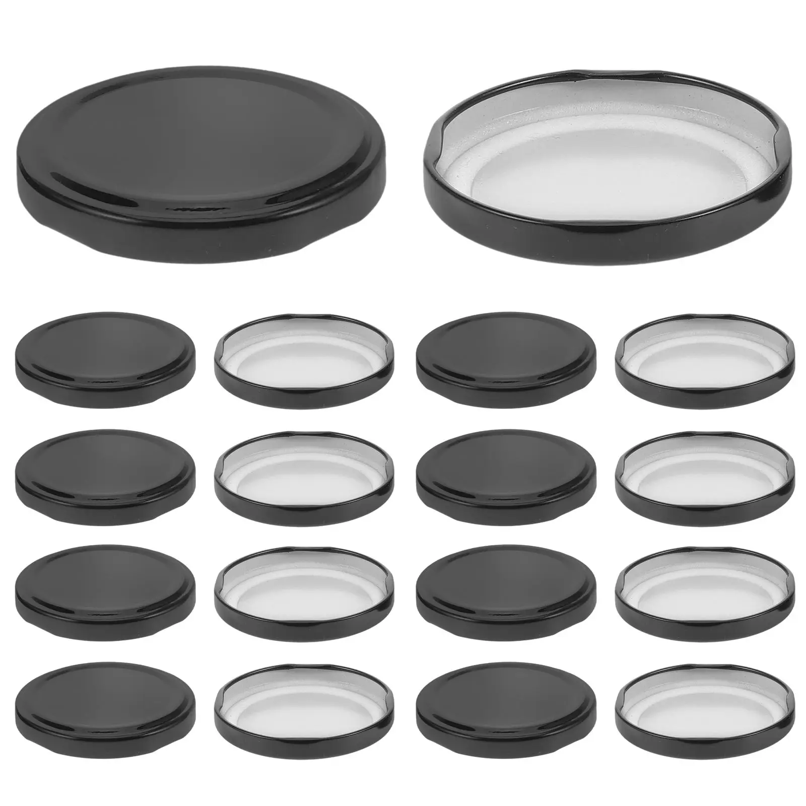 

20 Pcs Reusable Jar Lids Canning Regular Jars Supplies Wide Mouth Caps Small