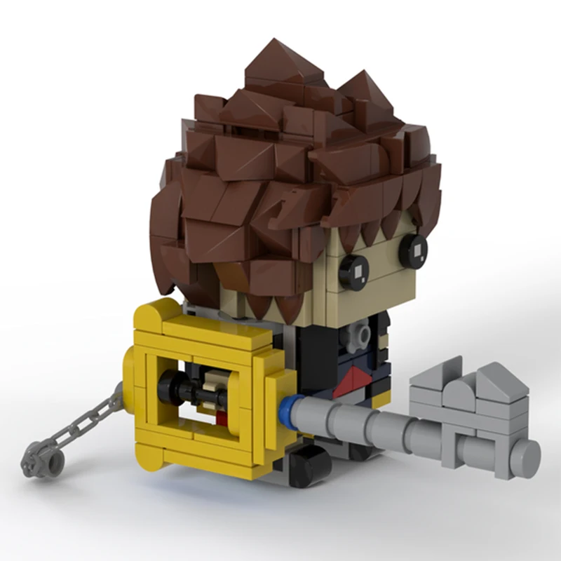 550pcs MOC Brickheadz Sora Donald Goofy Kingdom Hearts II Model Building Blocks Architecture Toys Christmas Gifts Kids DIY Idea - view 5