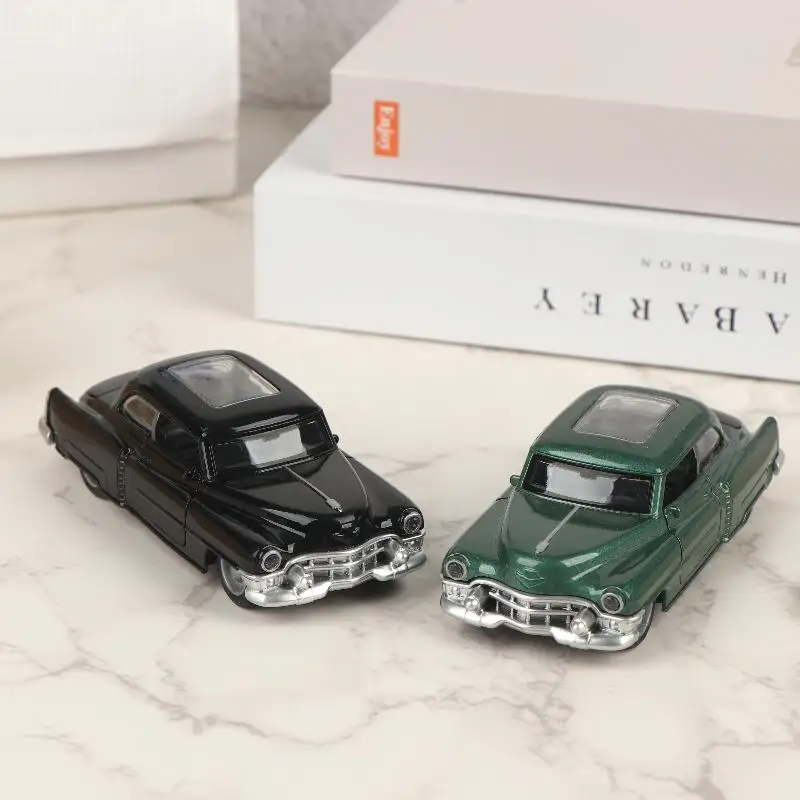 

Масштабная модель автомобиля 1:36 из сплава, реалистичная, ретро, с откатным механизмом, литая металлическая игрушка, украшение для рабочего стола, декор для дома и офиса