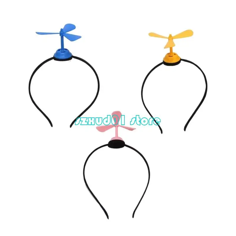 

1XCA, 10 шт., повязка для волос с ветряной мельницей, мягкий и легкий головной убор для спорта, повседневного использования, для