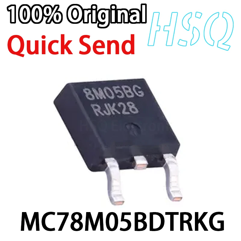 1PCS Original MC78M05BDTRKG Screen Printing: 8M05BG TO-252 Linear Regulator