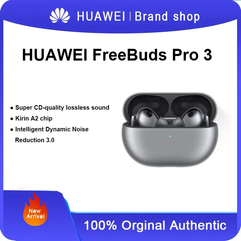 Original Huawei FreeBuds Pro 3 Wireless Bluetooth Headset In-Ear Smart Noise Cancellation Running Sports Gaming Low Latency