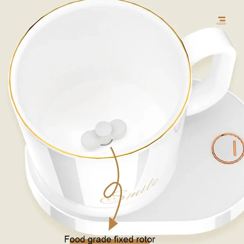 سخان كوب كهربائي 55 ° درجة حرارة ثابتة كوب لوحة التدفئة اثارة كوب القدح دفئا اللاسلكية شحن الهاتف المحمول 5 فولت #1