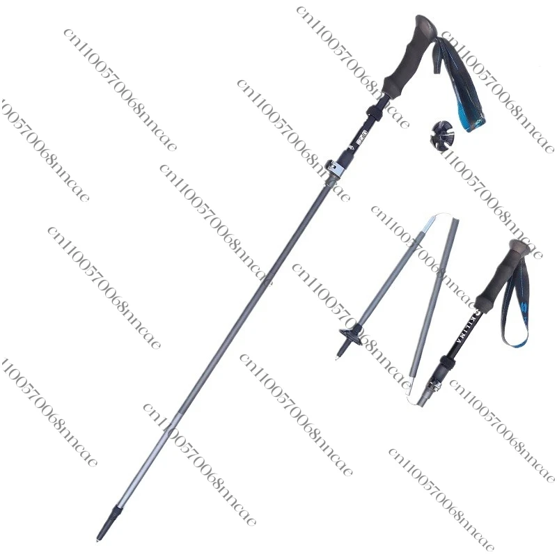 

Mountaineering poles can be processed and printed on behalf of others, folding aluminum alloy outer lock, mountain climbing
