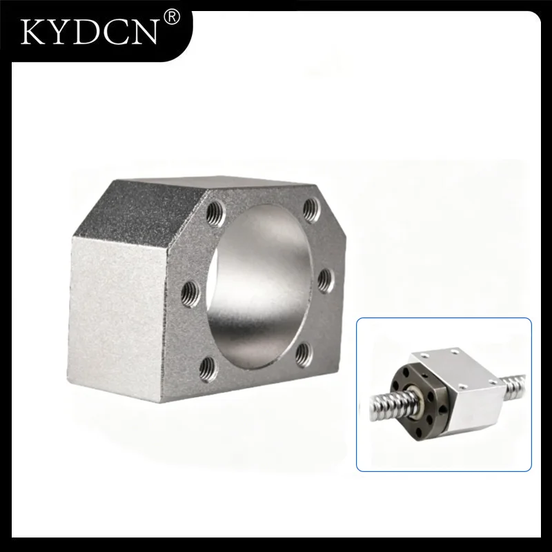 Nut Housing DSG12 DSG16 DSG20 DSG25 DSG32 SFE1616 SFE2020 Aluminum Alloy Ball screw Bearing for SFU1204 SFU1605 Lead Screw Parts