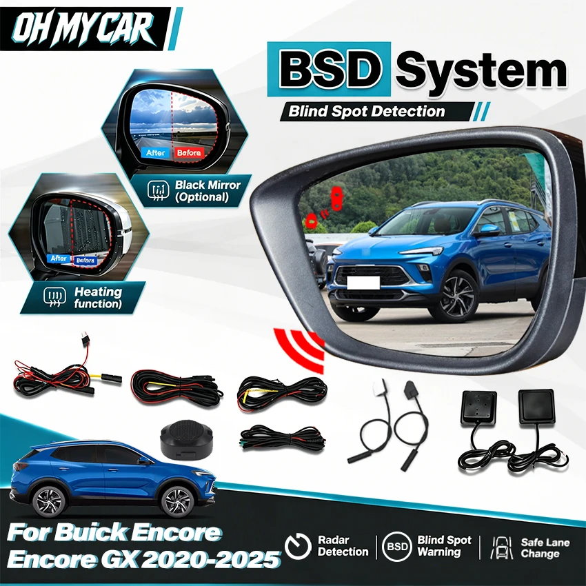 For Buick Encore Encore GX 2020-2025 BSD BSM BSA Car Blind Spot Detection Radar Sensor Vehicle Warning Assist Easy Installation