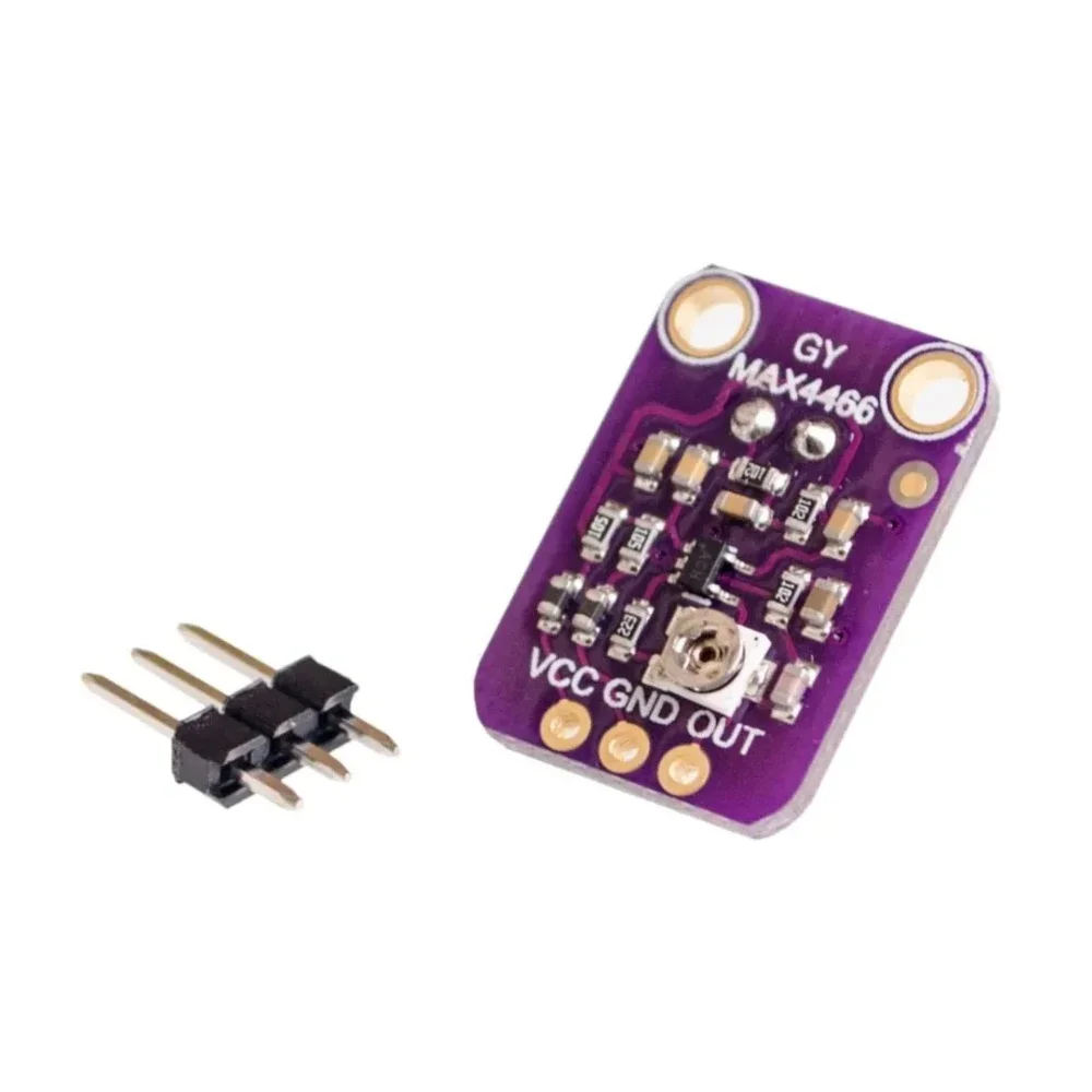 Amplifier Mikrofon Electret Modul MAX9814 MAX4466 Stabil Penguatan Otomatis Rasio Serangan dan Pelepasan Yang Dapat Diprogram THD Rendah