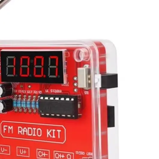Digital For FM Radio Receiver DIY Kit 50-108MHz With LED Display Speaker Soldering Practice Set For Electronic Learning Projects