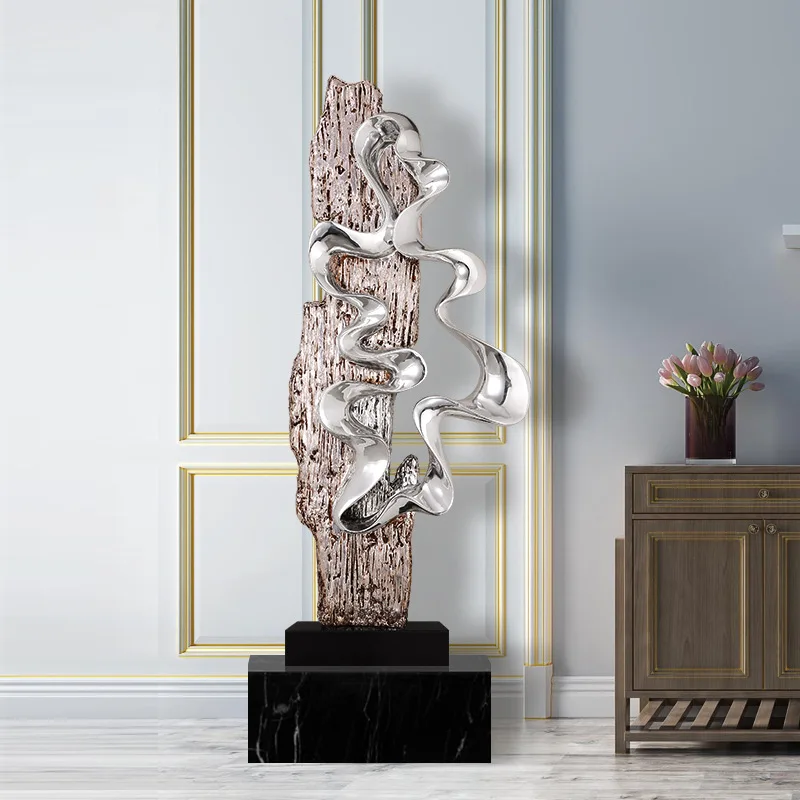 

European creative model house villa new house KTV club lobby handicrafts large floor ornament