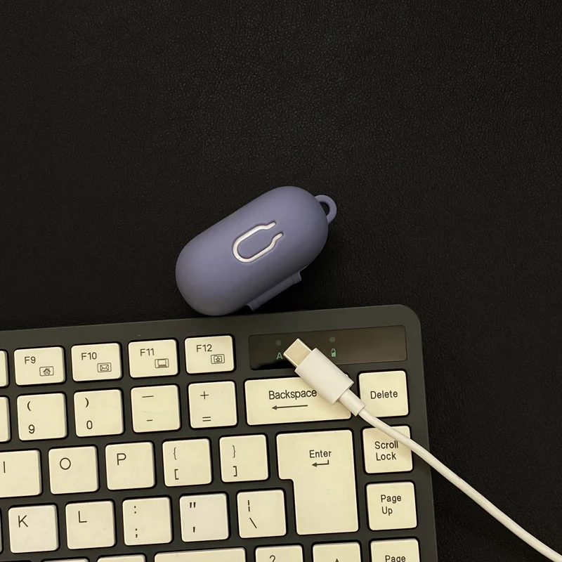 Per Huawei FreeBuds SE2 Custodia in silicone tinta unita antiurto Custodia per auricolare Bluetooth Freebuds SE2 Scatola per cuffie con cinturino