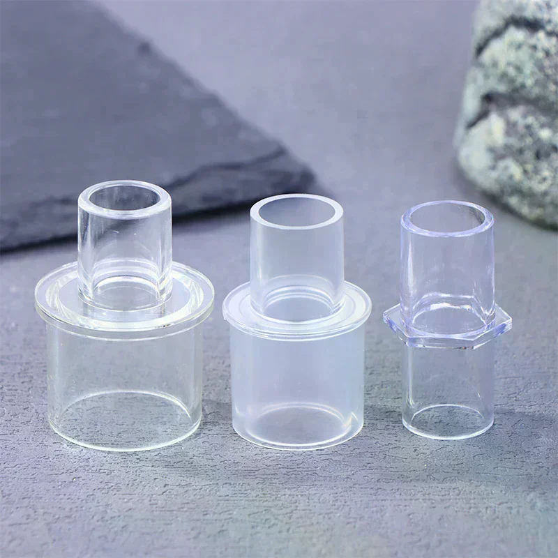 /TPz/15mm To 22mm Anesthesia Tube Connector Anesthesia Breathing Circuit Corrugated Straight Connector Veterinary Equipment