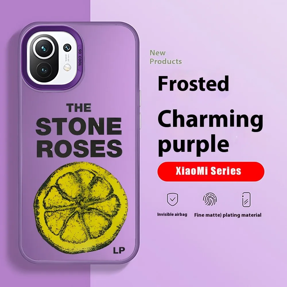 The Stone-R-Roses Phone Case For Xiaomi 11 Redmi Note 11 5G 8T 9A 9 10T Note8Pro Note9 12SUltra Transparent Case