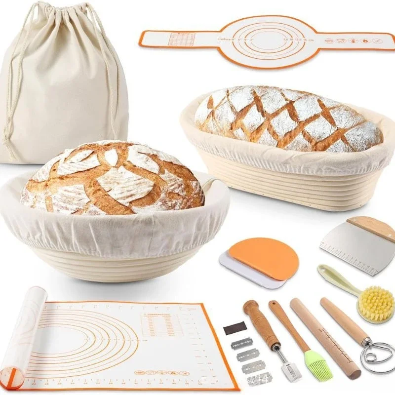 

Sourdough Starter Kit Cookie Pizza Sourdough Bread mixer Scraper Professional Baking Supplies Set For Home DIY Baking Gifts