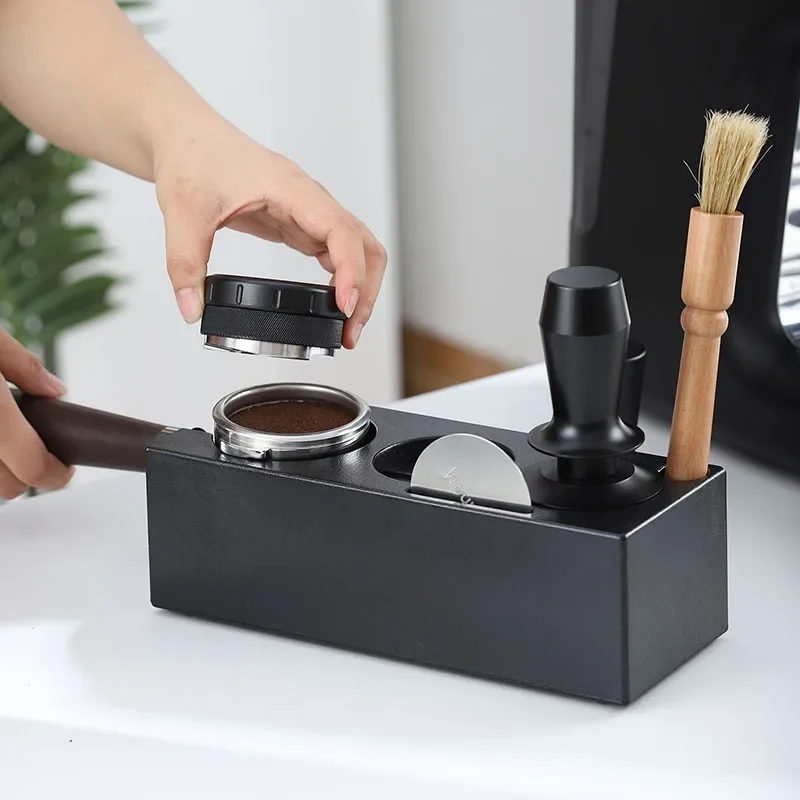 Coffee Tamping Station Distributor Tamper Set For 51/53/58mm Universal Espresso Coffee Tamper Station ABS Coffee Tamper Stand - view 4