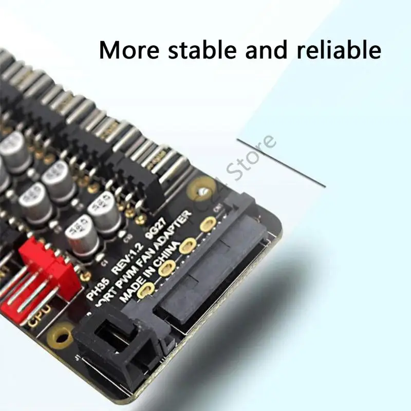 H7BA PWMs Computer Fan Speed Adjuster Automatic For Efficient Heat Dissipation