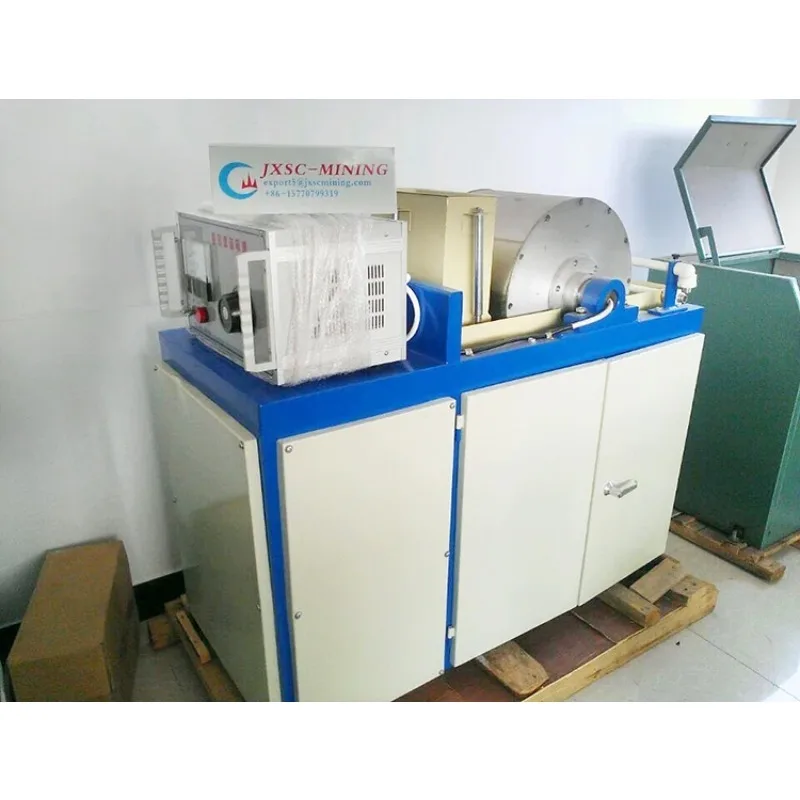 Высокоинтенсивная машина для сортировки металла, небольшой барабанный тип, лабораторный магнитный сепаратор для мокрого барабана