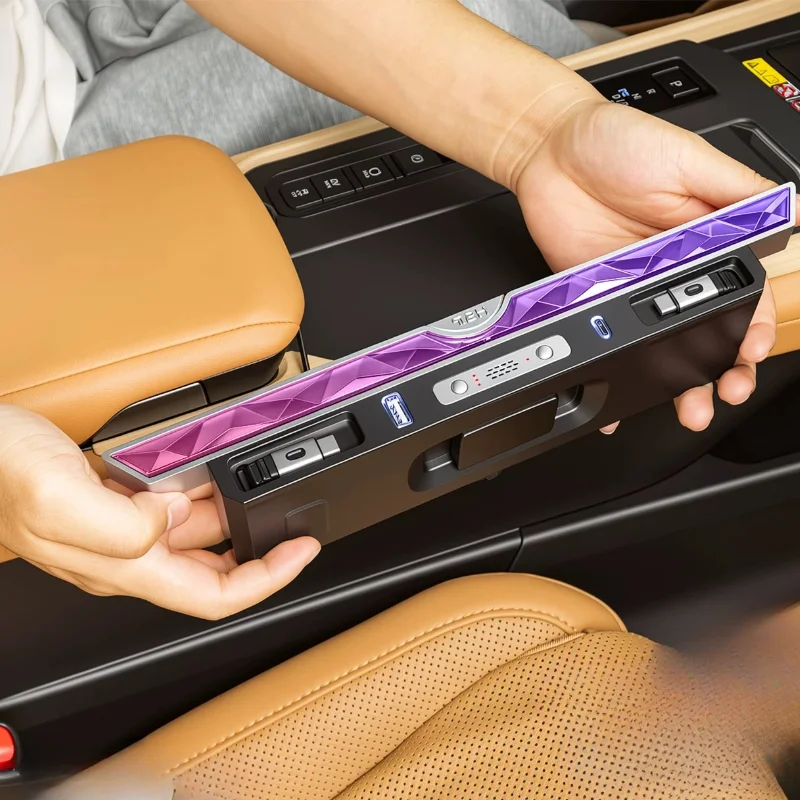 Car Docking Station Console Phone Charger with Fragrance Crystal Ambient Light For Lexus ES 2018-2026/RX 2023-2026 Accessories