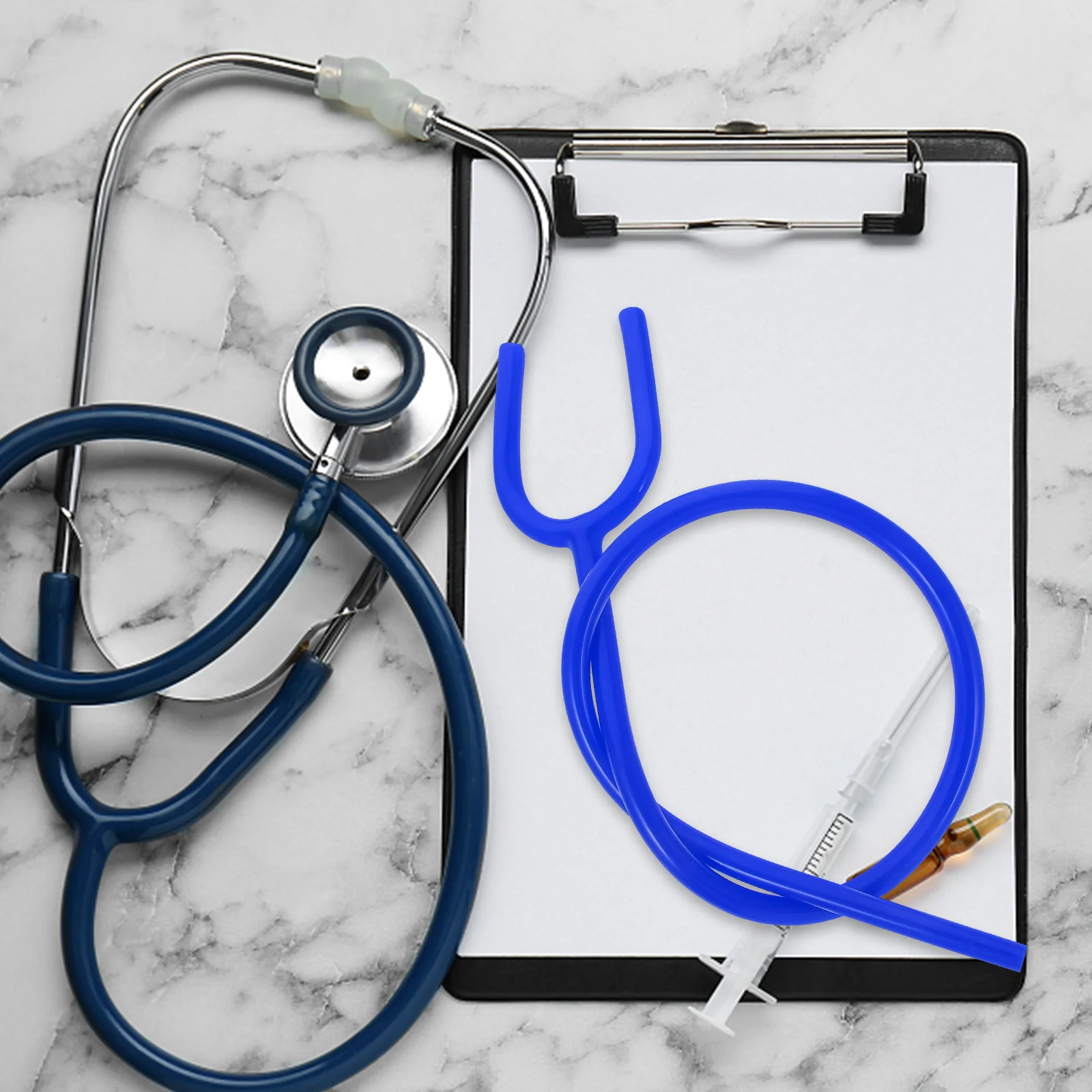 

3pcs Stethoscope Extension Tubes Replacement Tubing For Stethoscopes Durable Flexible Medical Teaching Tool Clear Sound