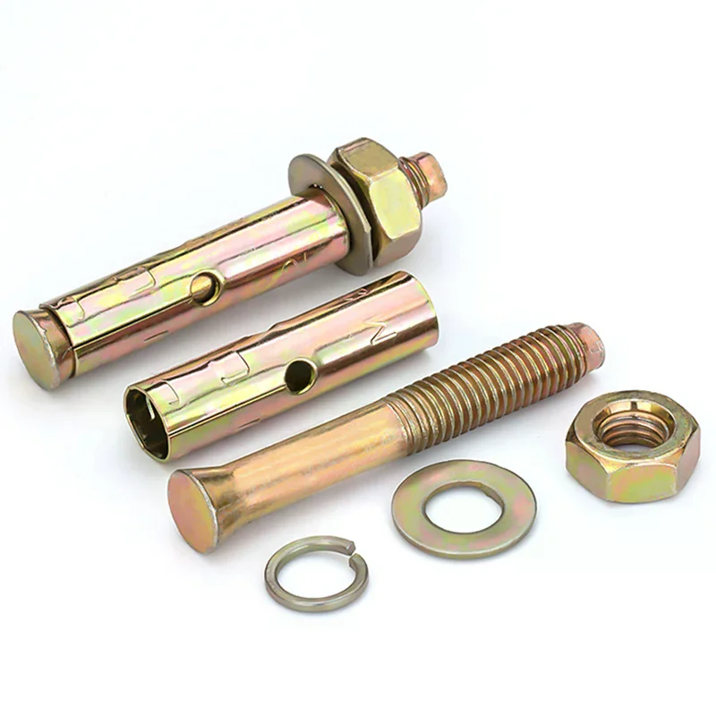 【New】10pcs Dyna Bolt/ Expansion Bolt/ Dynabolt/ Concrete Anchor Bolt 1/4