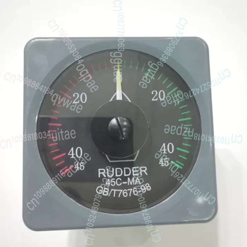DL-lll Marine Hydraulic Rudder Inductive Rudder Angle Meter Rudder Angle Generator Instrument Panel 40/45 Degrees