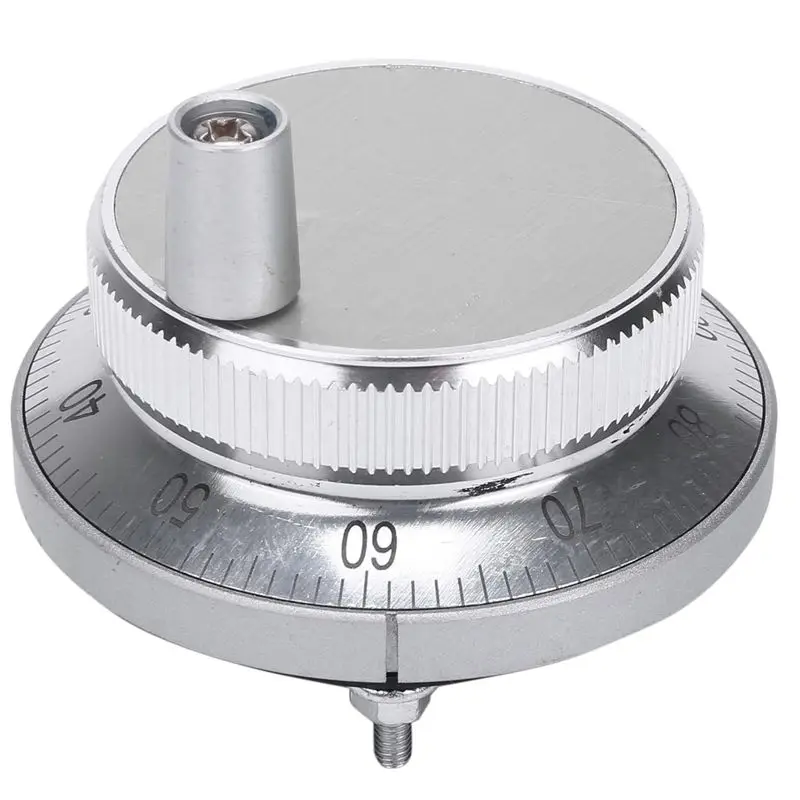 TFTP-2X Hand Wheel Handle Kit 5V Manual Pulse Generator Cnc Machine Tool Rotary Encoder Electronic Hand Wheel,60Mm