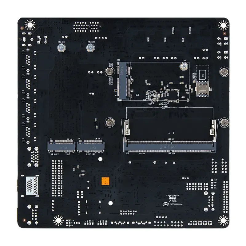 Intel N100 6-Bay NAS ITX Motherboard | 4×2.5G LAN Router Board | 6×SATA3.0 + Dual M.2 Storage