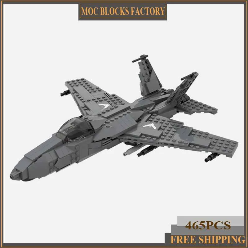 군사 전투기 제트 모델 Moc 빌딩 브릭, 로얄 대체 기술 모듈식 블록 선물, 크리스마스 장난감, DIY 세트 조립