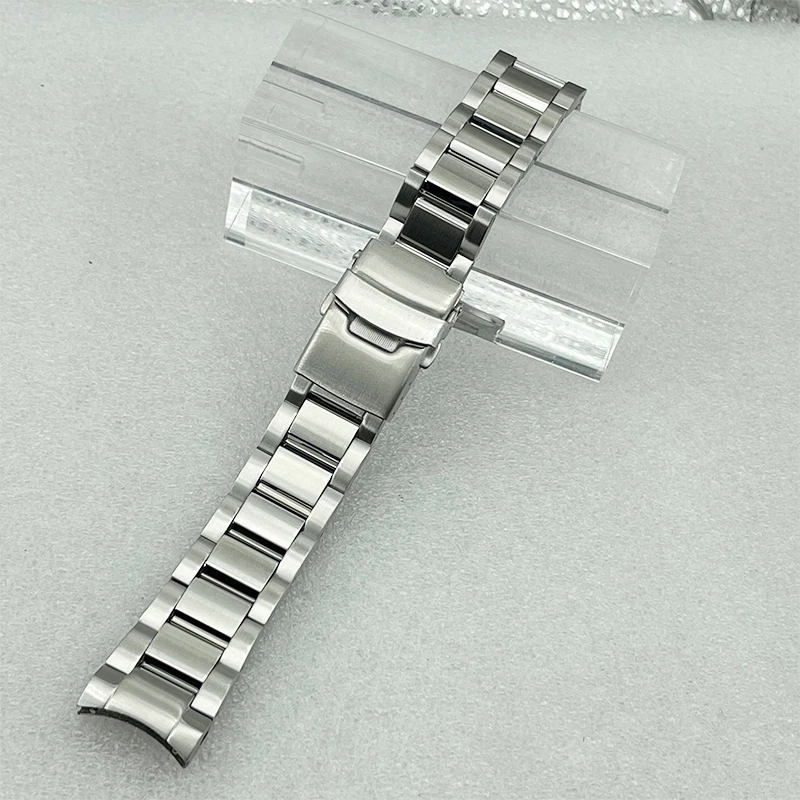 

Solid 20mm Width 316L Stainless Steel Watchband Deployment Clasp Suitable For SPB185/187 Diver Watch Case Watch Bracelet