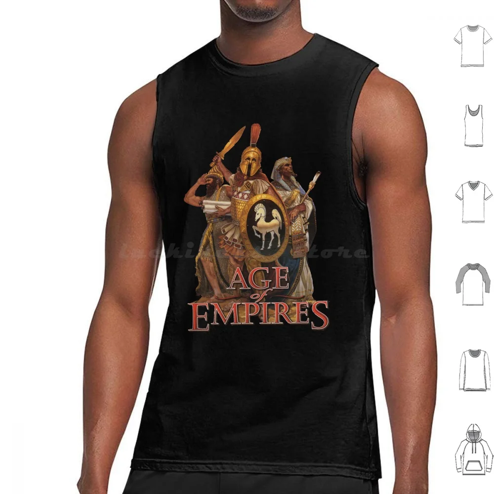 Age Of Empires I ( Video Game ) Tank Tops Print Cotton Age Of Empires Computer Game Pc Os X Windows Age Of