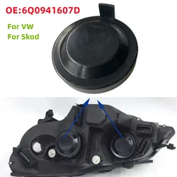 For VW Golf 5 Plus Jetta 6 Polo 4 Passat B7 Skoda Octavia 2 A5 Rapid 6Q0941607D 6Q0 941 607 D Headlight Bulb Cover Seal Dust Cap