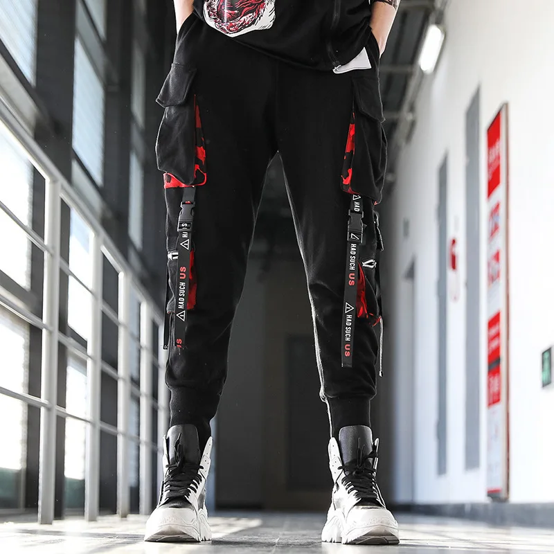 Prowow-Pantalon décontracté ample pour homme, pantalon de travail hip hop, automne