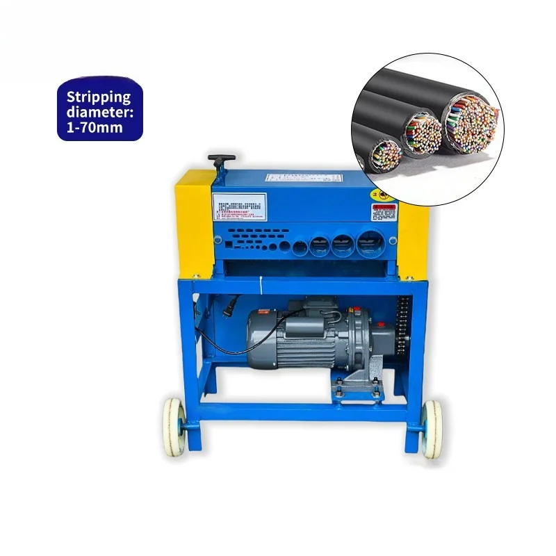 JB-70 automatic scrap copper peeling machine 1-70mm wire peeling machine for scrap copper recycling and reuse