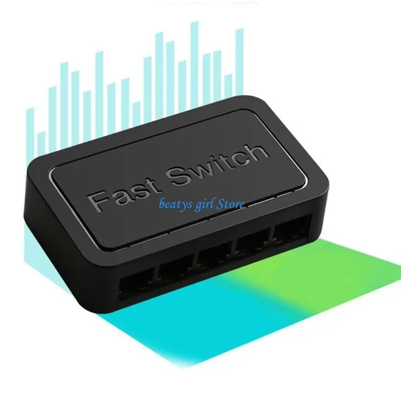 

C7AB Gigabit Switcher 5 Порт 10/100/1000 Мбит/с сетей Ethernet RJ45 Hub Gigabit Ethernet