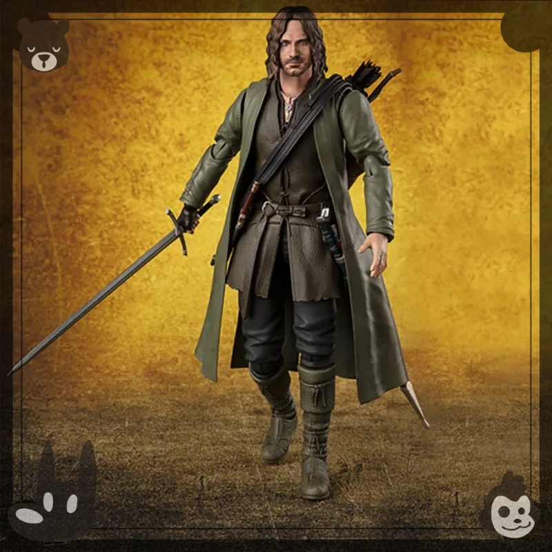 

Bandai Original SHFiguarts SHF THE LORD OF THE RINGS Aragorn Full Character Model Toy Gift Collection