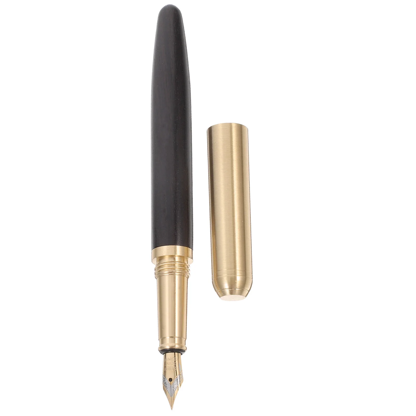 

Purple Sandalwood Fountain Smooth Writing Portable Business Sign Pen Office School Writing Instrument Calligraphy Pen